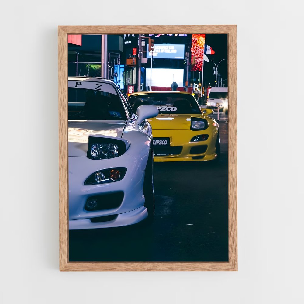 Poster Neon Drift – affiche Mazda (vue 4)